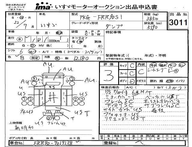 
								Isuzu Forward Dump full									